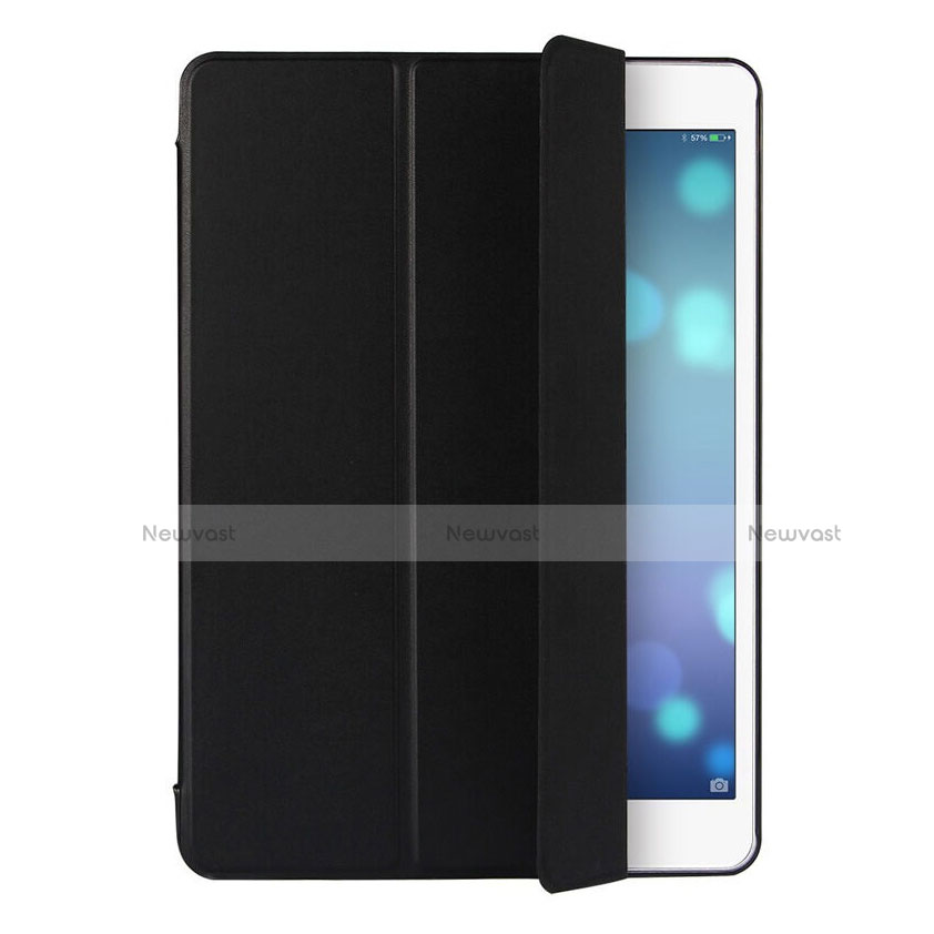 Leather Case Stands Flip Cover for Apple iPad Mini Black