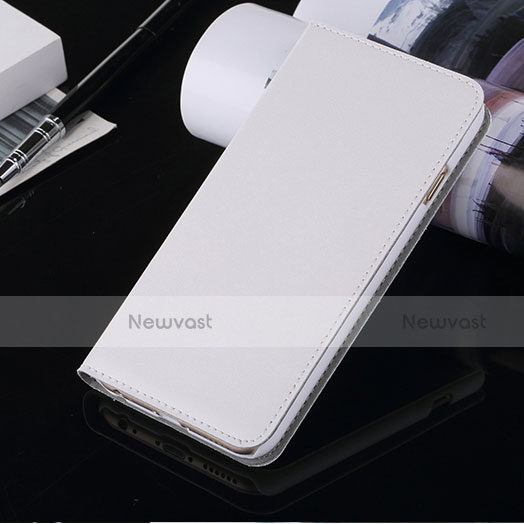 Leather Case Stands Flip Cover for Apple iPhone 6 Plus White