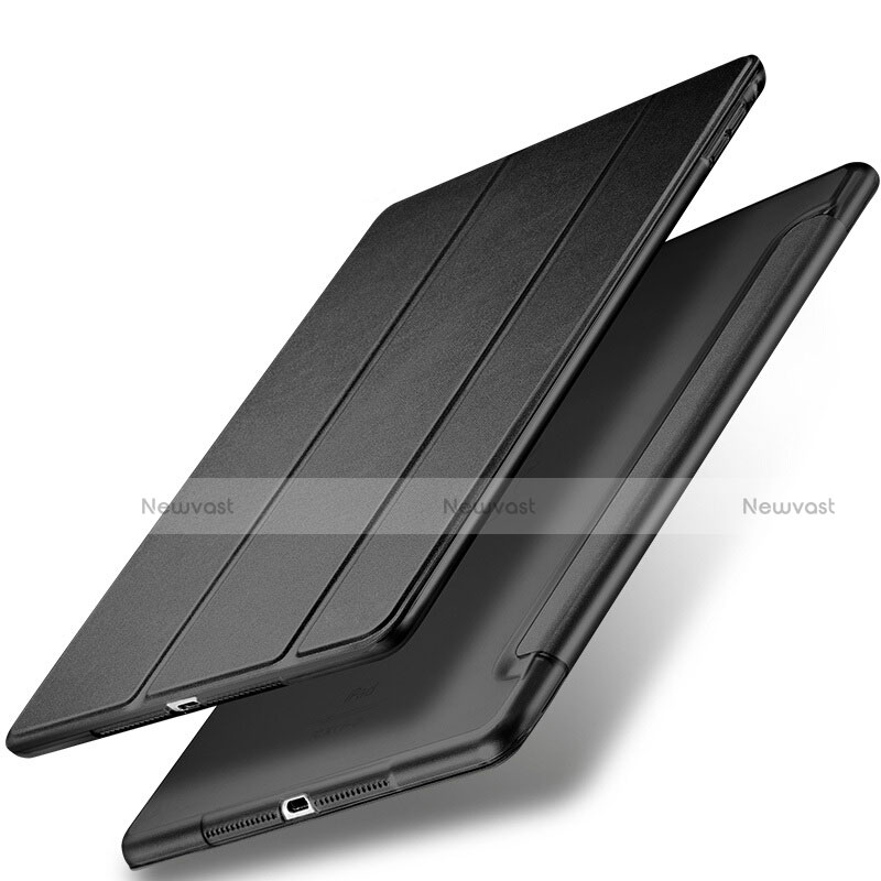 Leather Case Stands Flip Cover for Apple New iPad 9.7 (2018) Black