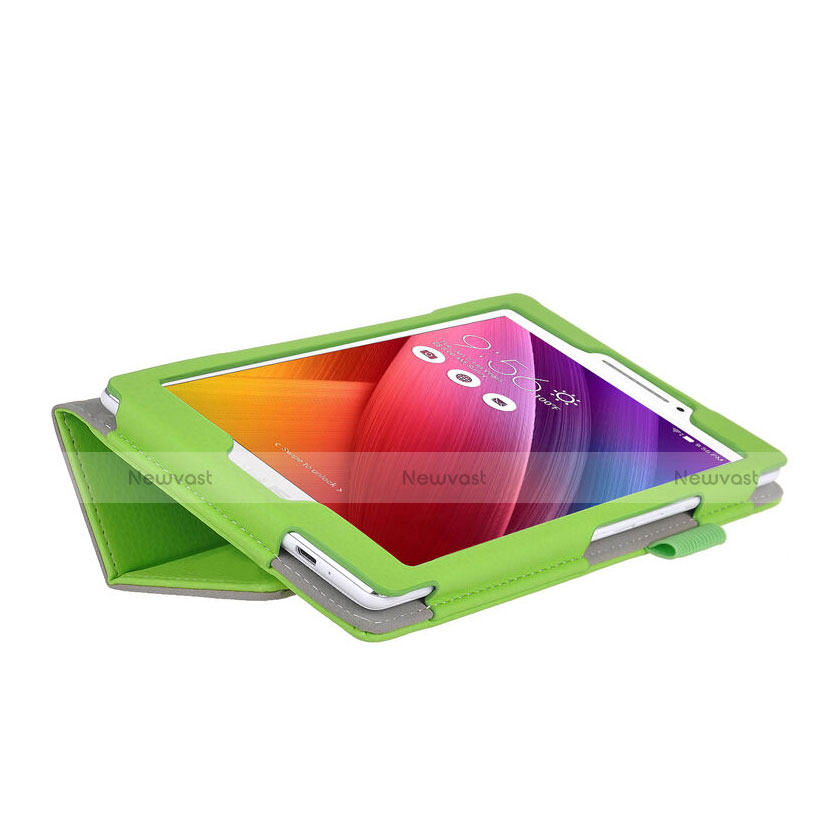 Leather Case Stands Flip Cover for Asus ZenPad C 7.0 Z170CG Green