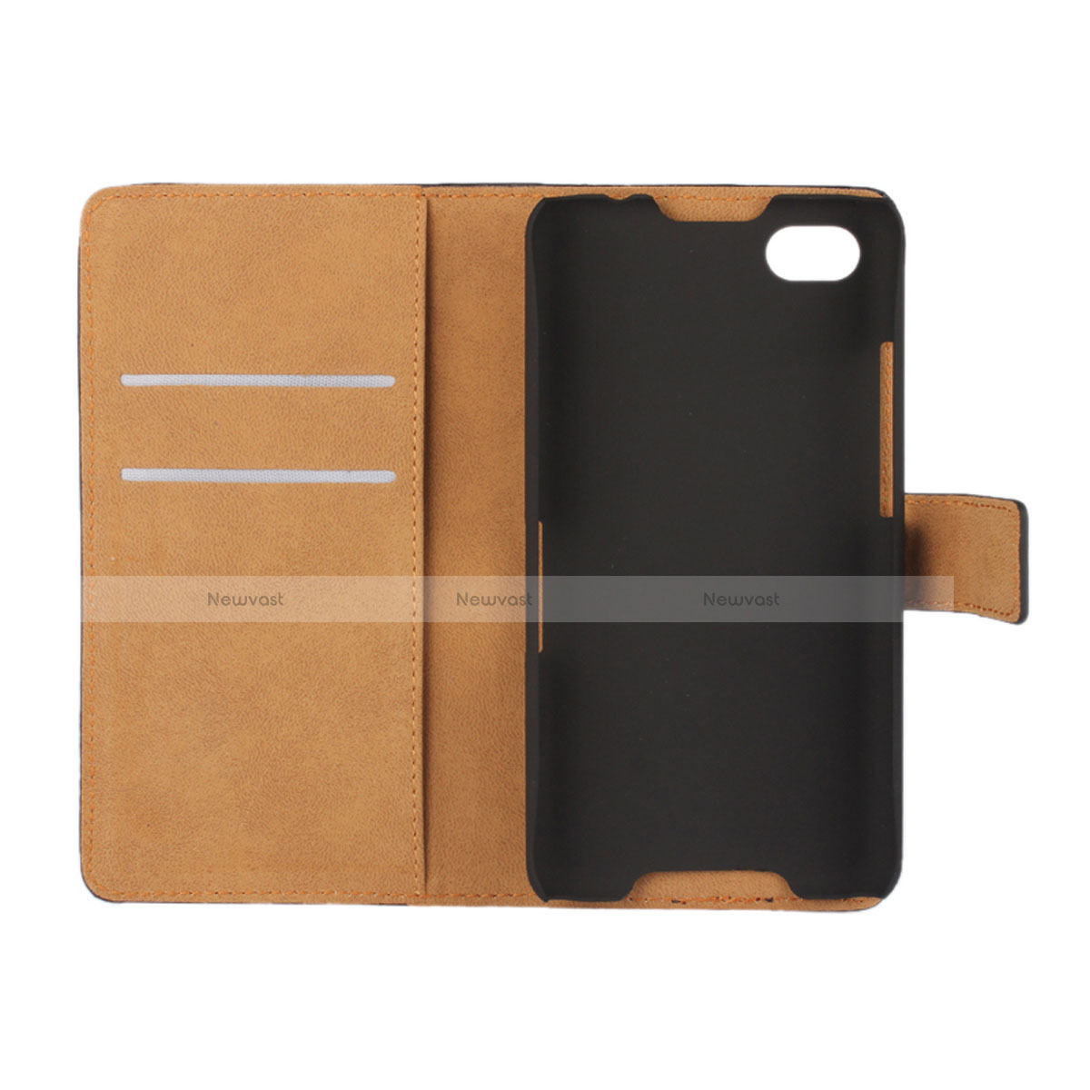 Leather Case Stands Flip Cover for Blackberry Z30 Black