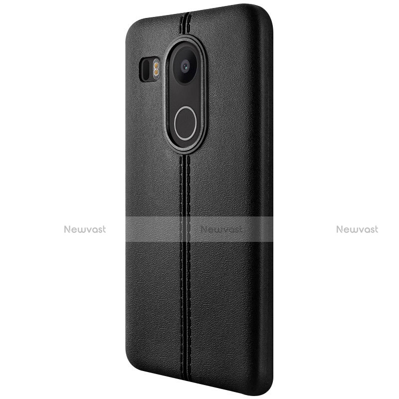 Leather Case Stands Flip Cover for Google Nexus 5X Black