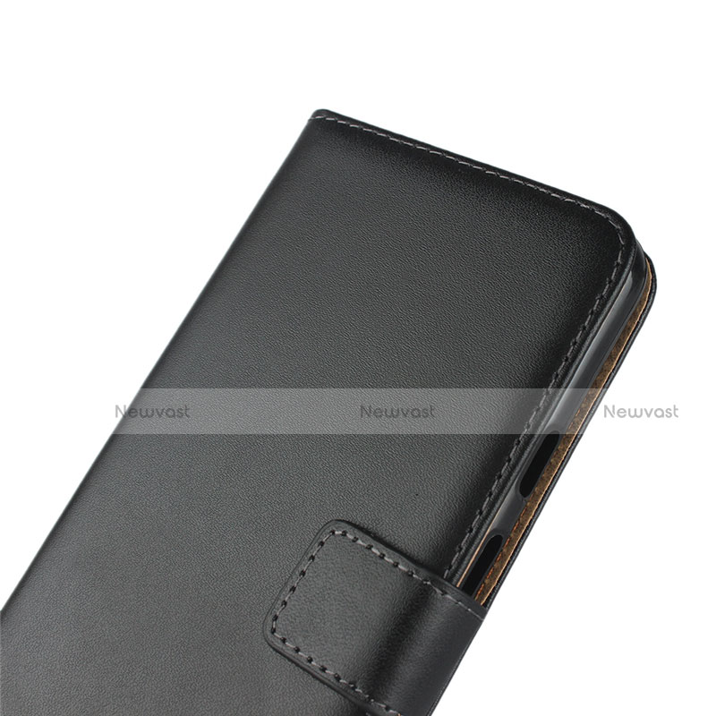 Leather Case Stands Flip Cover for Google Pixel 3a Black