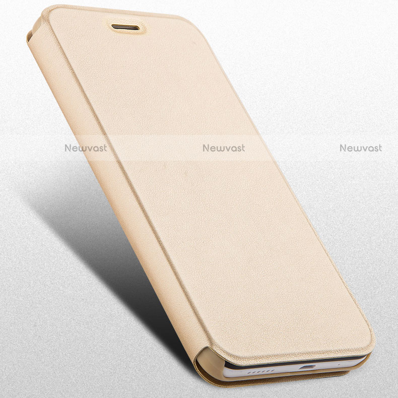 Leather Case Stands Flip Cover for Huawei Honor 4X Gold