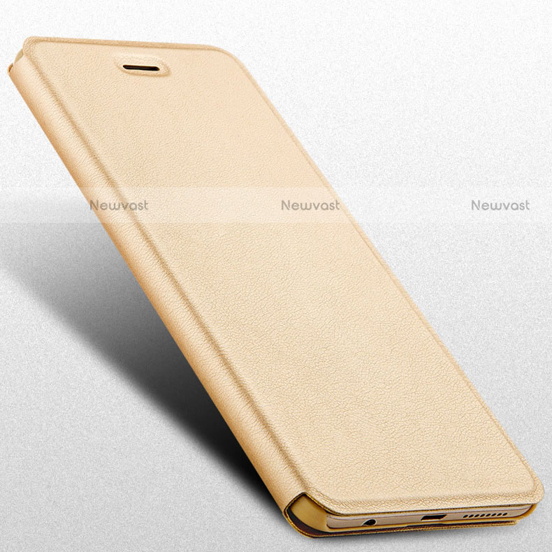 Leather Case Stands Flip Cover for Huawei Honor 8 Gold