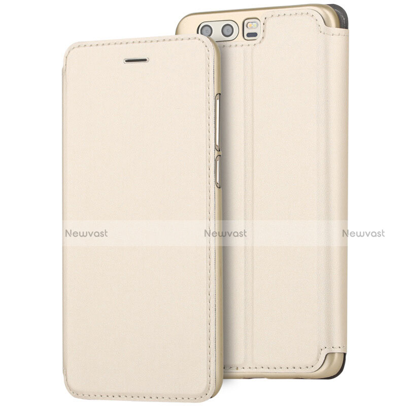 Leather Case Stands Flip Cover for Huawei Honor 9 Gold