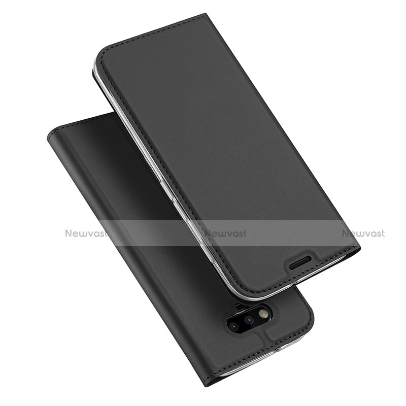 Leather Case Stands Flip Cover for Huawei Honor Magic Black