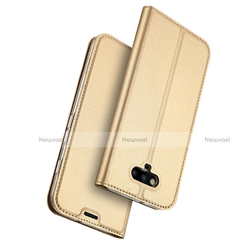 Leather Case Stands Flip Cover for Huawei Honor Magic Gold