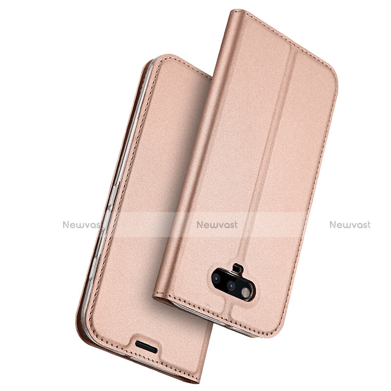 Leather Case Stands Flip Cover for Huawei Honor Magic Rose Gold