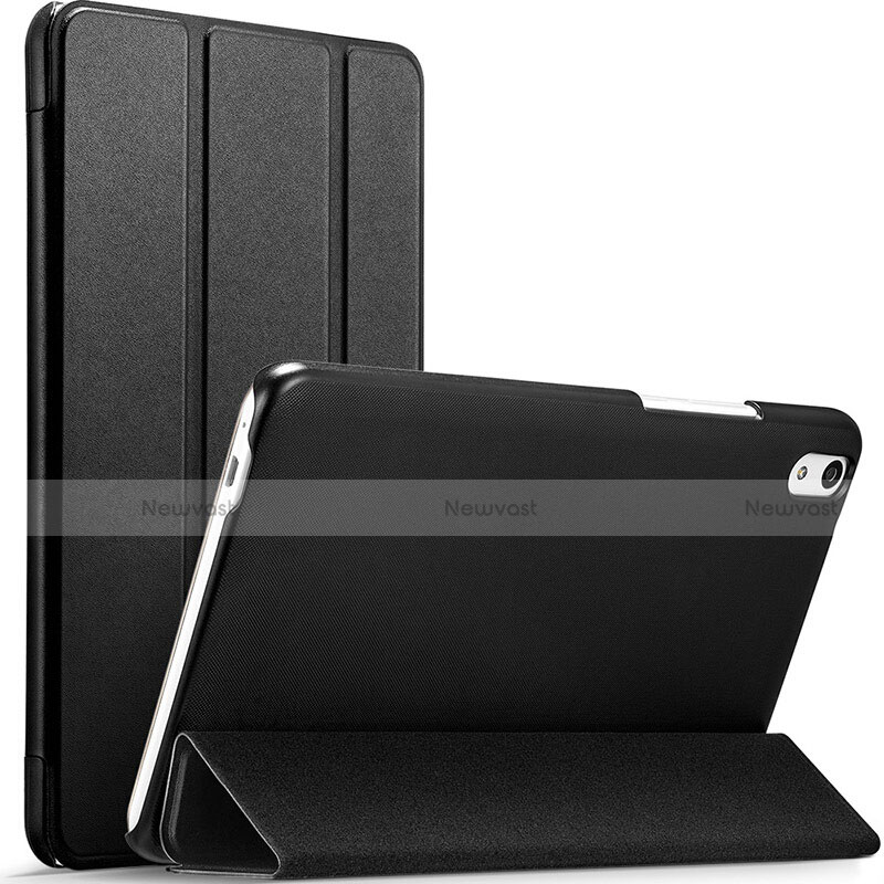 Leather Case Stands Flip Cover for Huawei Honor Pad 2 Black