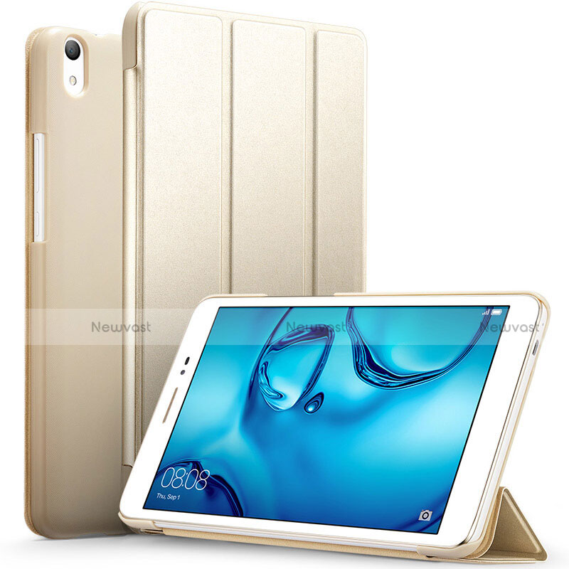 Leather Case Stands Flip Cover for Huawei Honor Pad 2 Gold