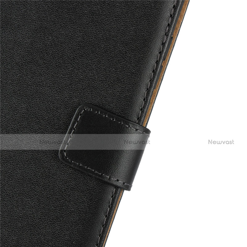 Leather Case Stands Flip Cover for Huawei Honor V10 Lite Black