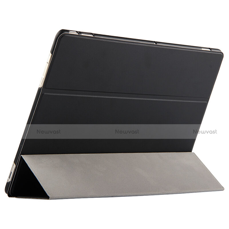 Leather Case Stands Flip Cover for Huawei MateBook HZ-W09 Black