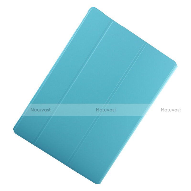 Leather Case Stands Flip Cover for Huawei MateBook HZ-W09 Blue