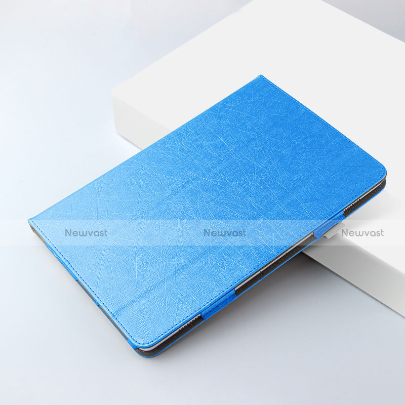 Leather Case Stands Flip Cover for Huawei MatePad 10.8 Blue