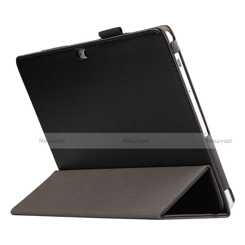 Leather Case Stands Flip Cover for Huawei MediaPad M2 10.0 M2-A01 M2-A01W M2-A01L Black