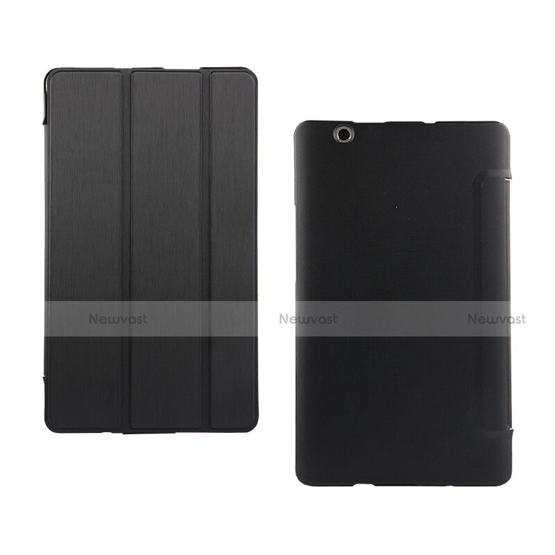 Leather Case Stands Flip Cover for Huawei Mediapad M3 8.4 BTV-DL09 BTV-W09 Black