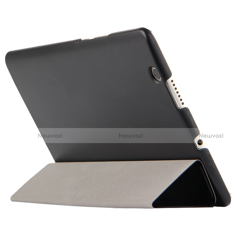 Leather Case Stands Flip Cover for Huawei Mediapad M3 8.4 BTV-DL09 BTV-W09 Black