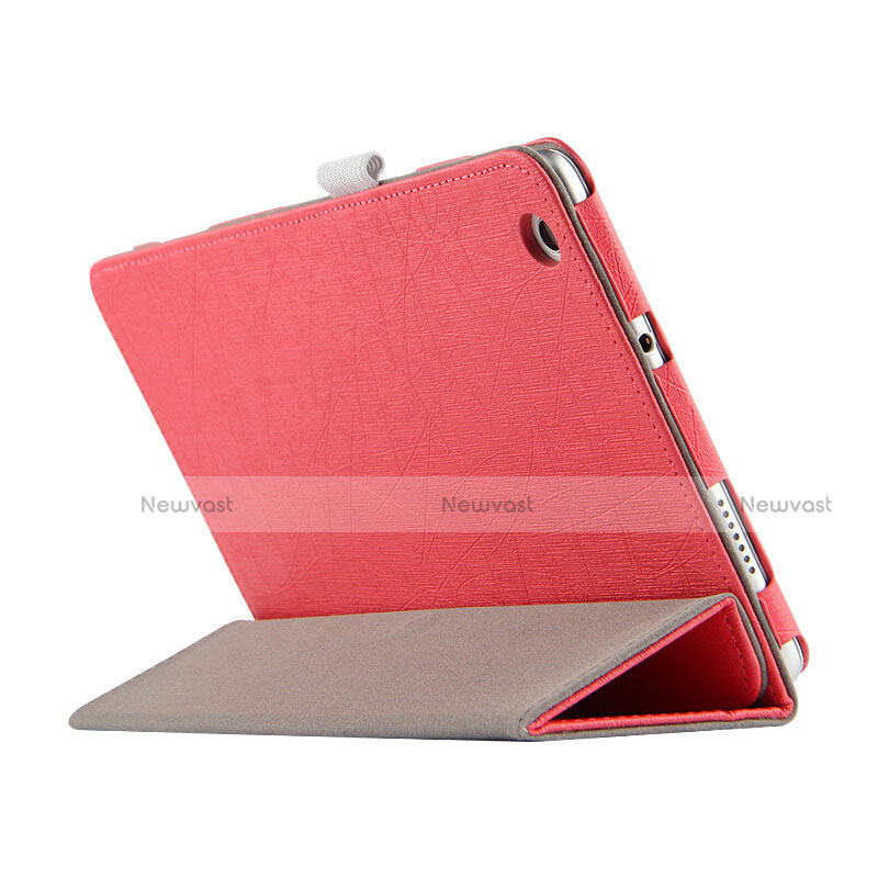 Leather Case Stands Flip Cover for Huawei MediaPad M3 Lite 8.0 CPN-W09 CPN-AL00 Red