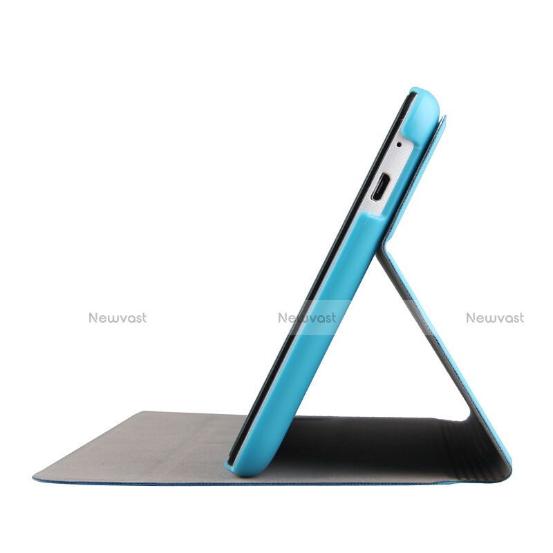 Leather Case Stands Flip Cover for Huawei Mediapad T2 7.0 BGO-DL09 BGO-L03 Sky Blue