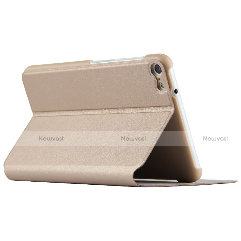 Leather Case Stands Flip Cover for Huawei MediaPad T2 Pro 7.0 PLE-703L Gold