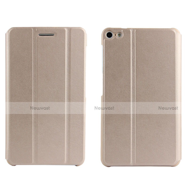 Leather Case Stands Flip Cover for Huawei MediaPad T2 Pro 7.0 PLE-703L Gold