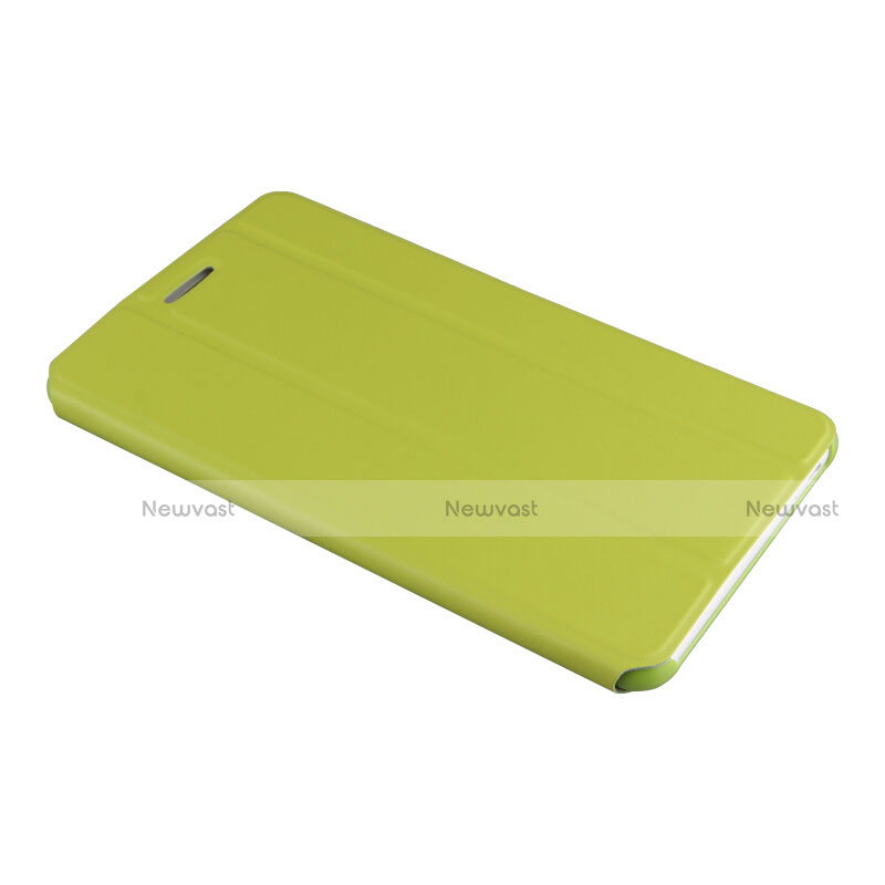 Leather Case Stands Flip Cover for Huawei MediaPad T2 Pro 7.0 PLE-703L Green