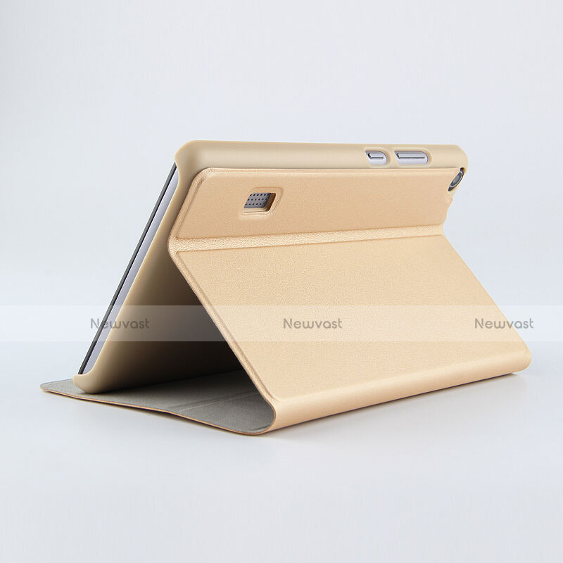 Leather Case Stands Flip Cover for Huawei MediaPad T3 7.0 BG2-W09 BG2-WXX Gold