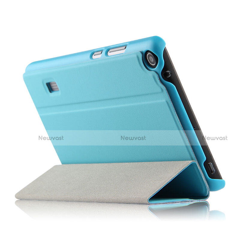 Leather Case Stands Flip Cover for Huawei MediaPad T3 7.0 BG2-W09 BG2-WXX Sky Blue