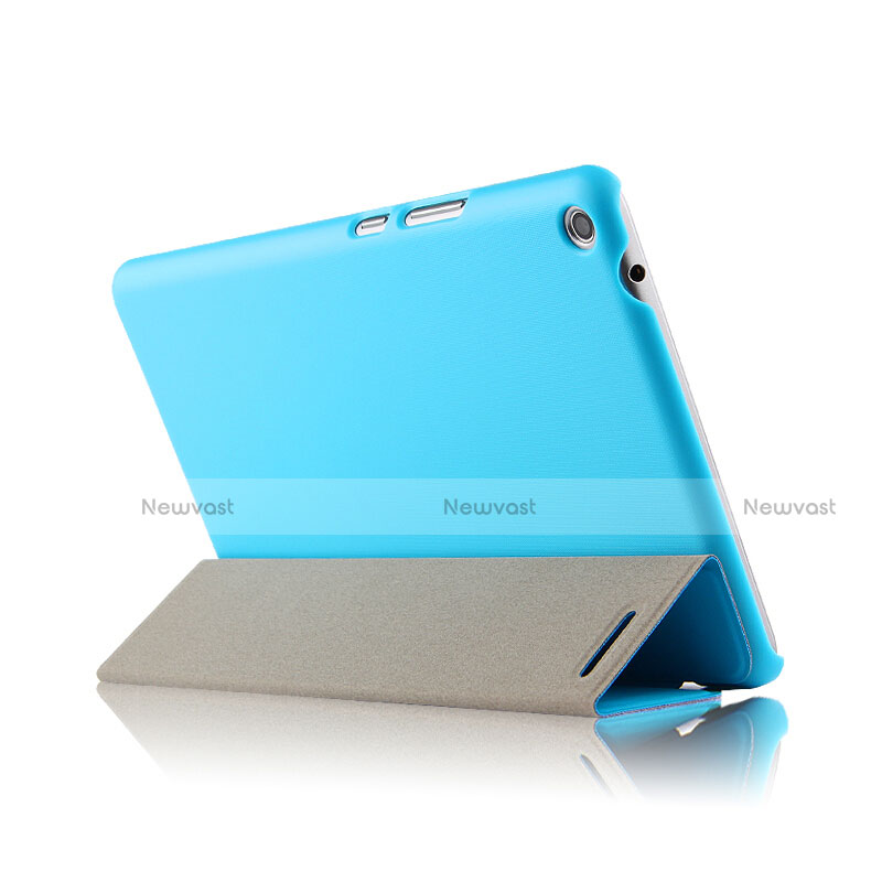 Leather Case Stands Flip Cover for Huawei MediaPad T3 8.0 KOB-W09 KOB-L09 Sky Blue