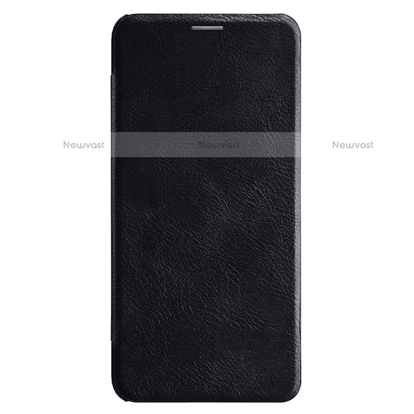 Leather Case Stands Flip Cover for Huawei Nova 3i Black