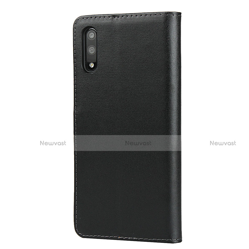 Leather Case Stands Flip Cover for Huawei P Smart Z (2019) Black