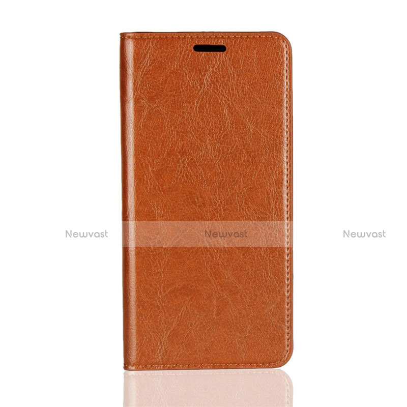 Leather Case Stands Flip Cover for Huawei P30 Pro New Edition Orange