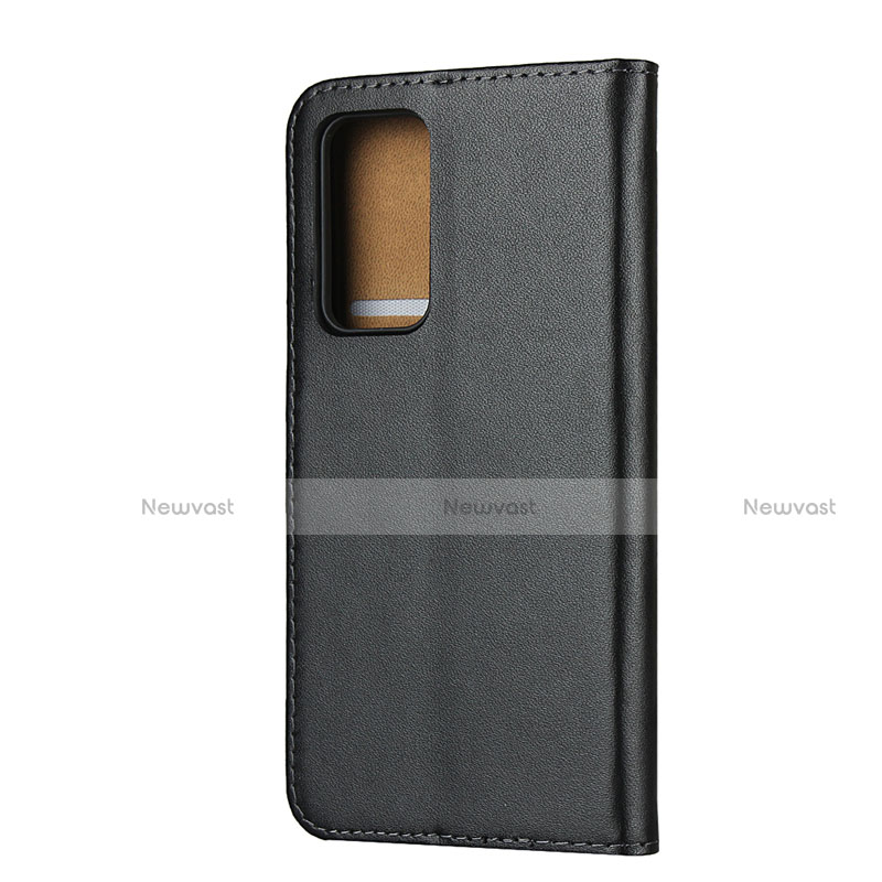 Leather Case Stands Flip Cover for Huawei P40 Black