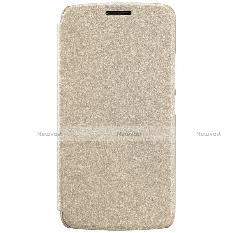 Leather Case Stands Flip Cover for Motorola Moto G5 Gold