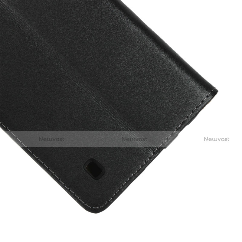 Leather Case Stands Flip Cover for Samsung Galaxy A10 Black