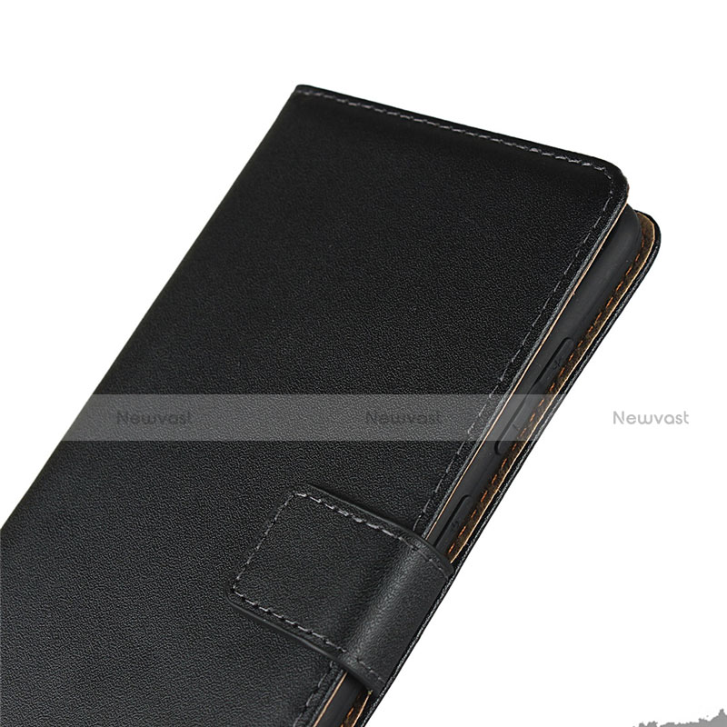 Leather Case Stands Flip Cover for Samsung Galaxy A71 5G Black