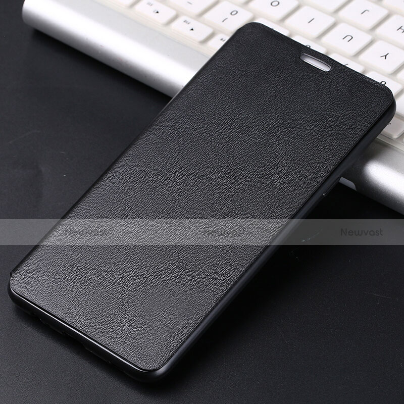 Leather Case Stands Flip Cover for Samsung Galaxy C5 Pro C5010 Black