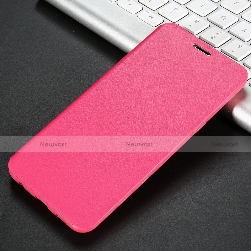 Leather Case Stands Flip Cover for Samsung Galaxy C7 SM-C7000 Pink