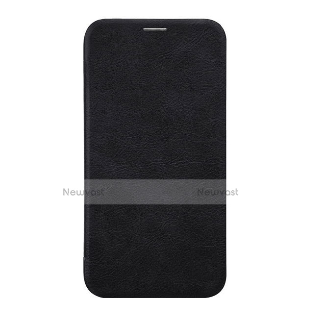 Leather Case Stands Flip Cover for Samsung Galaxy J2 Pro (2018) J250F Black