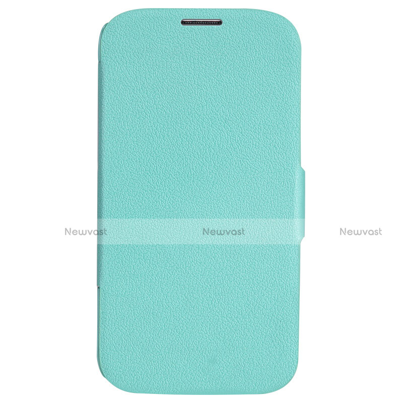 Leather Case Stands Flip Cover for Samsung Galaxy S4 IV Advance i9500 Green