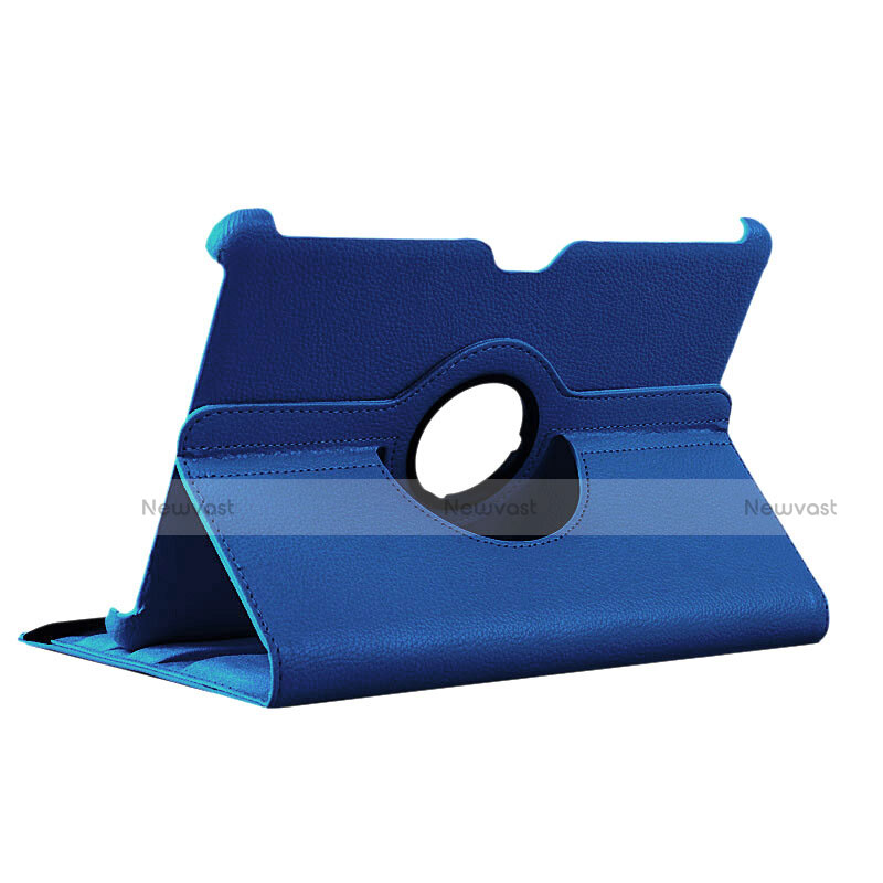 Leather Case Stands Flip Cover for Samsung Galaxy Tab 2 10.1 P5100 P5110 Blue