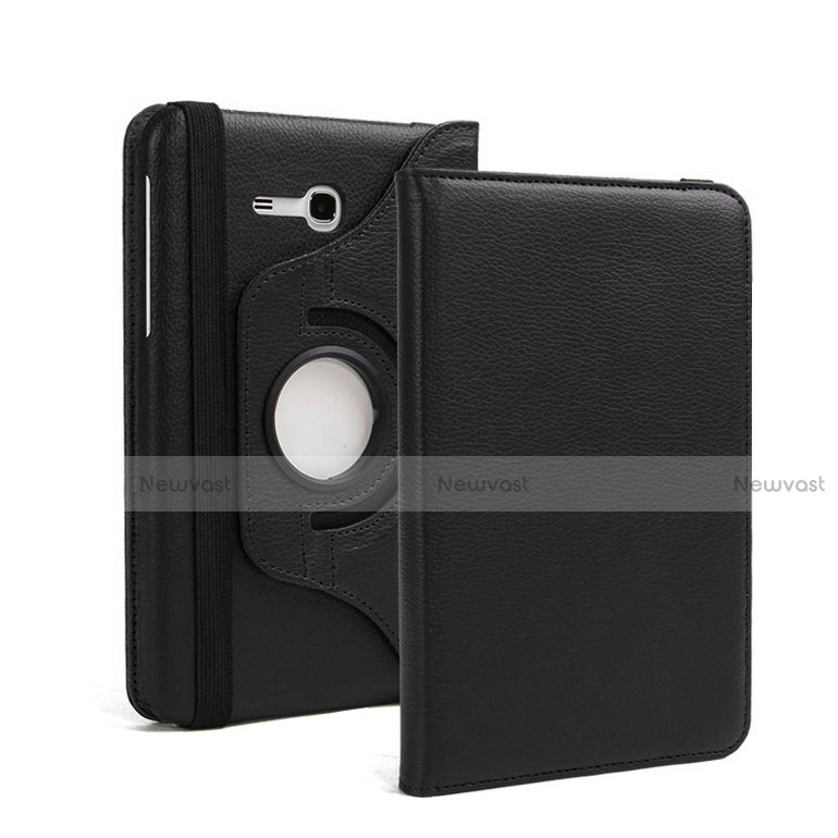 Leather Case Stands Flip Cover for Samsung Galaxy Tab 3 Lite 7.0 T110 T113 Black