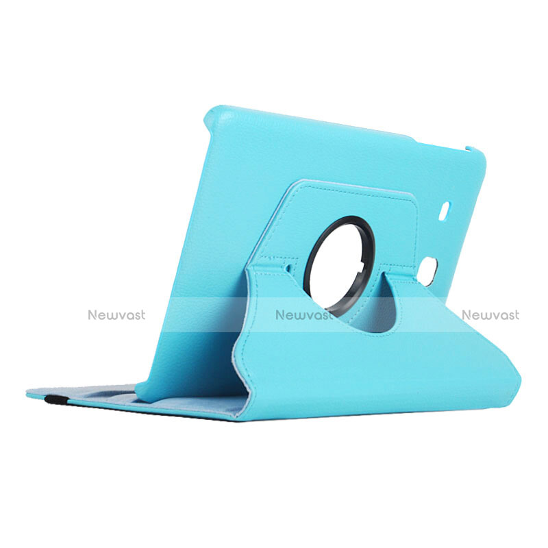 Leather Case Stands Flip Cover for Samsung Galaxy Tab E 9.6 T560 T561 Blue