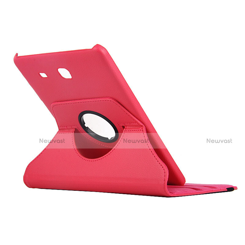 Leather Case Stands Flip Cover for Samsung Galaxy Tab E 9.6 T560 T561 Red