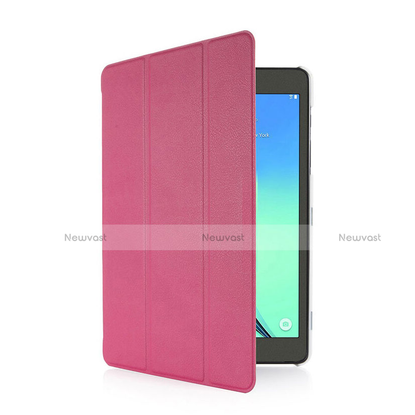 Leather Case Stands Flip Cover for Samsung Galaxy Tab S2 8.0 SM-T710 SM-T715 Pink