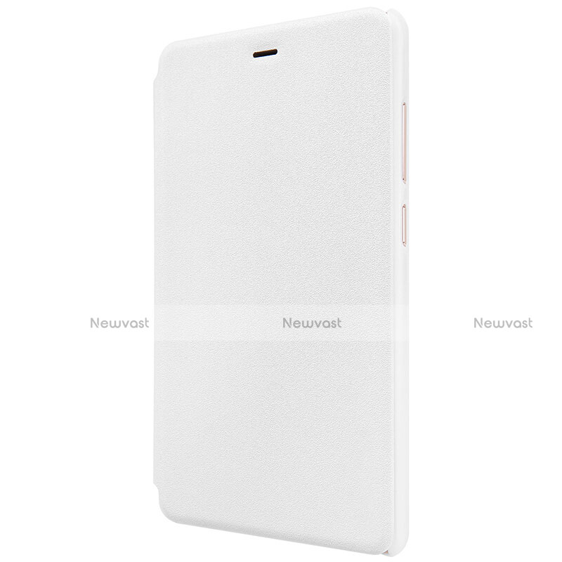 Leather Case Stands Flip Cover for Xiaomi Mi 4S White