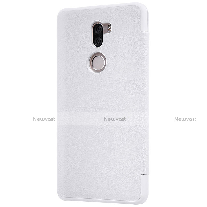 Leather Case Stands Flip Cover for Xiaomi Mi 5S Plus White