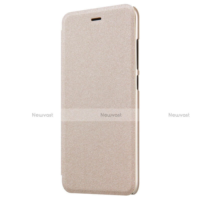 Leather Case Stands Flip Cover for Xiaomi Mi 6 Gold