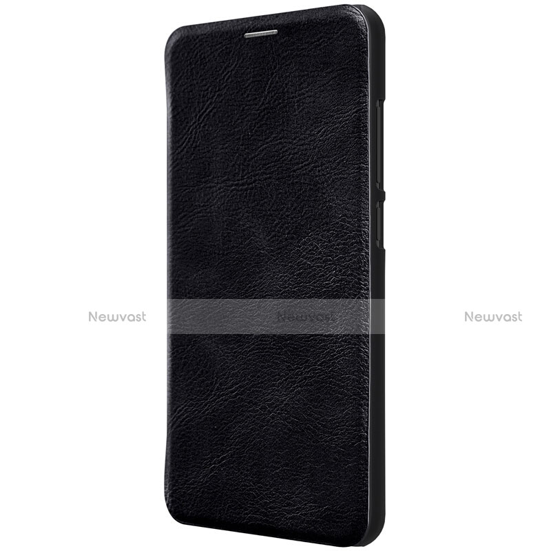 Leather Case Stands Flip Cover for Xiaomi Mi 8 Black